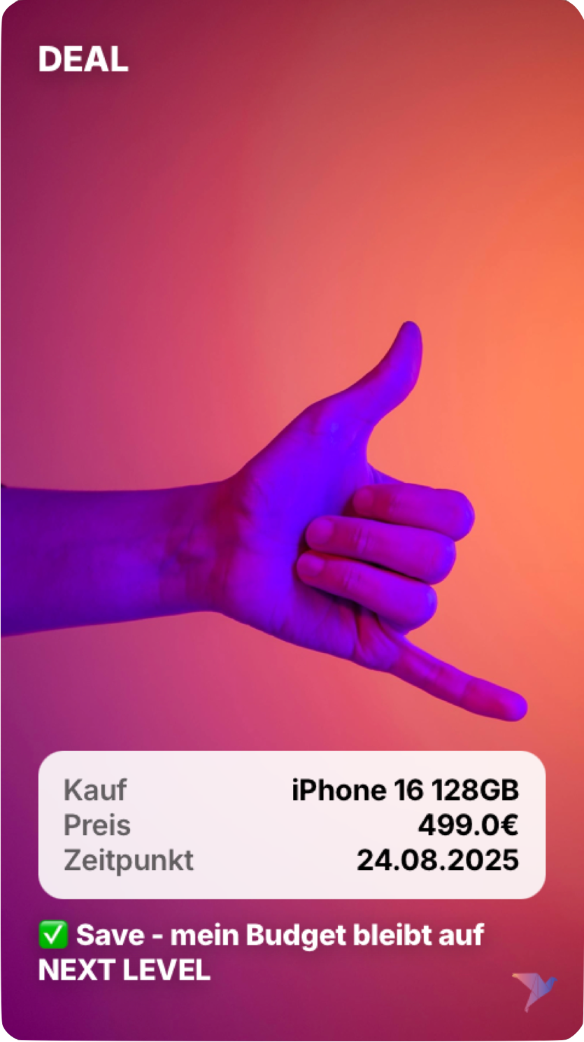 Beispielansicht zu Sharing & Connect